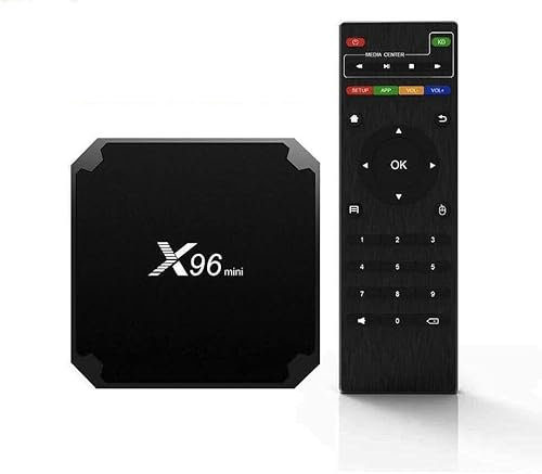 TV BOX X96 MINI ANDROID 10.0 8K 4GB RAM 32GB ROM IPTV con telecomando e cavo HDMI, lettore multimediale Box TV 8K