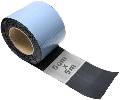 Butylband 5m x 5cm HSS EPDM Abdichtungsband selbstklebend | 5 m x 15 cm · 1,7 mm · EPDM · Selbstklebend · Reparaturband & Dichtungsband · UV-beständig · Lösemittelfrei · Ohne Bitumen