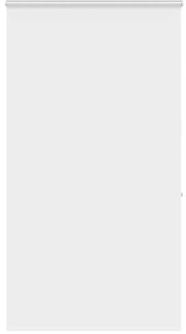 vidaXL Shower Roller Blind PEVA 120x240 cm White - Space-saving Ceiling/Wall Mount with Chain Connector and Cassette - Bathroom Privacy Solution