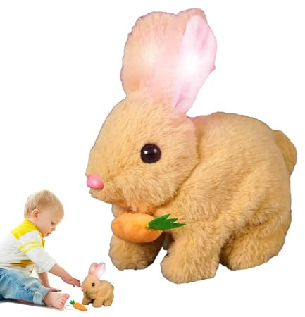 Juguete de Conejo saltarín Peluche Robótico Interactivo Salta
