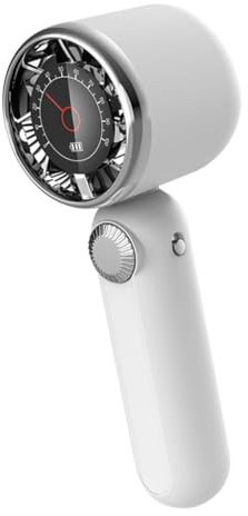 PLCPDM Ventilador de mesa de oficina recargable, ventilador de mano, práctico ventilador de escritorio USB, potente tecnología de circulación de aire