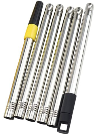 Perche Télescopique Peinture 1, 7m, Acier Inoxydable, Argenté
