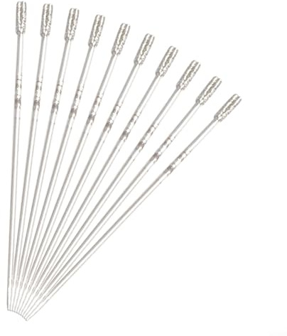 Set di 10 punte da trapano rivestite per forare piastrelle, vetro, gioielli e altro (4#)