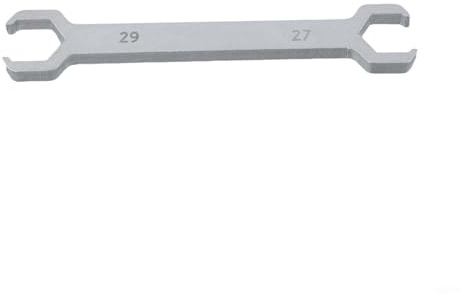 Llave distribuidora de agua para desmontaje y limpieza de tuberías de calefacción de suelo, 4 puntos (27-29 mm) y 6 puntos (28-30 mm) tamaño doble, construcción de acero de calidad (4 puntos (27-29 mm