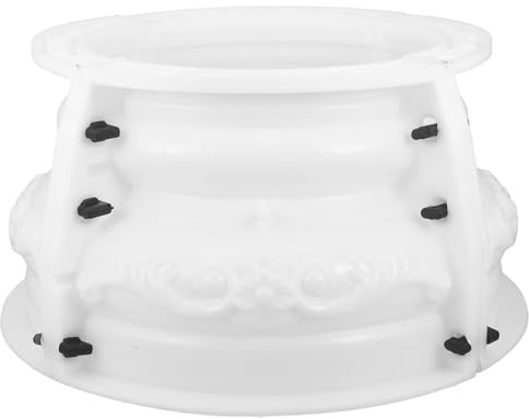 WEKAMOS Stampo per Calcestruzzo per Colonne Romane Fai da Te Base Decorativa Multifunzionale in Cemento Compatibile Intonaco e Resina per Progetti di Costruzione e Decorazioni Esterne
