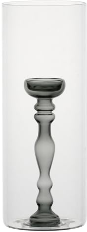 Vaso porta tea-light in vetro - Borosilicato - ø 11,5 cm - 29 cm h