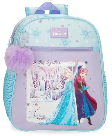 Joumma Disney Frozen In This Together Mochila Casual Lila 27x33x11 cm Poliéster 9,8L