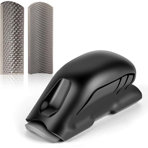 Jnchdghwa Herramienta para Recortar Cascos con Opción de Dientes Finos, de Escofina para Herrador de Cascos de Ponis, Cabras, Caballos, Cerdos Animales.