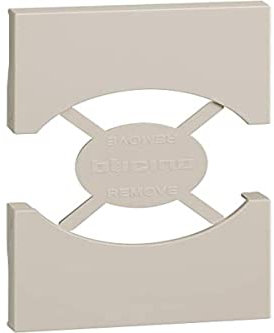Bticino KM03 Cover Living Now, da Applicare su Presa Standard Italia/Germania P40 (Art. KM4140A16, KM4140A16F), 2 Moduli, Colore Sabbia