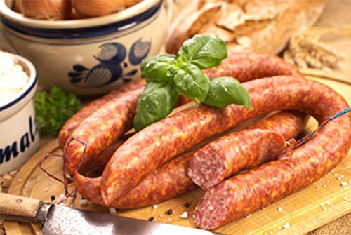 Ahle Wurst nordhessische Spezialität – Stracke edel Salami geräuchert am Stück - luftgetrocknete Mettwurst – ausgezeichnet zur besten Wurst 2016 – 250 gr
