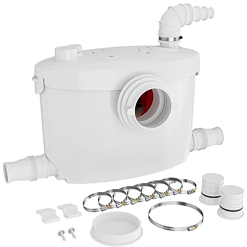 XPOtool Stazione di sollevamento 4/1 per acque reflue e feci 400 W Stazione Piccola di sollevamento