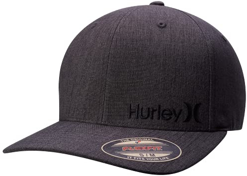 Hurley Mens Baseball Cap Moisture-Wicking Flexfit Curved Bill Fitted Hat