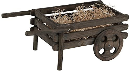 Les Oliviers de la Canterrane Charrette Bois Porte Plantes ou décoration