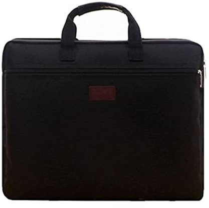 Mappe Schnellhefter Aktenordner Langlebiger Buch A4 Dokumentbeutel Datei Ordner Haltertasche mit Griff Zip Closure Short Business Travel Man Handtasche rot schwarz Sammelmappe