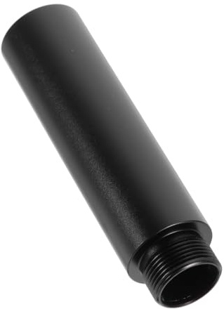 Toyvian Mikrofonständer-verlängerungsstange aus Metall Einfach zu Montieren Robust und Stabil für Mikrofonarme und Stativhalterungen Cnc-gefertigt mit Eloxierter Oberfläche