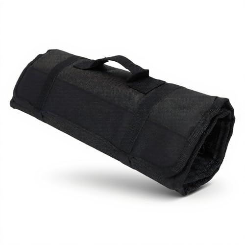 XUMIUZIY Borsa da Coltello da Chef, Sacca di Pugnalata per Coltello da 20 Sedi con Test di Polvere per il Campeggio (BLACK)