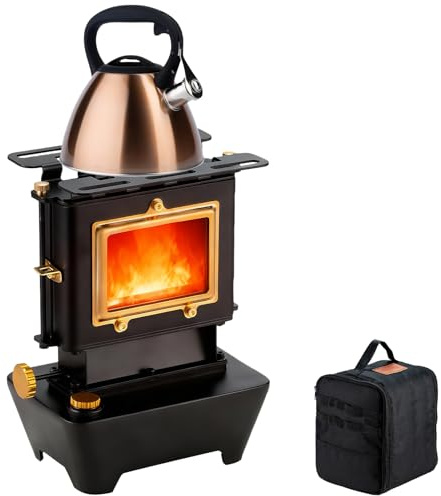 Linterna portátil de petróleo con depósito de aceite de 525 ml, calentador de petróleo, estufa de camping multifuncional con bolsa de almacenamiento para iluminación exterior, calentamiento, cocina