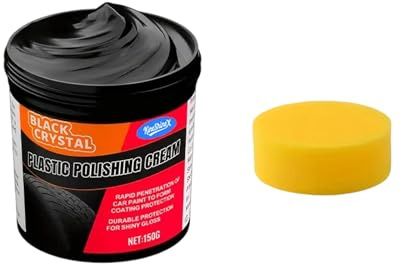Schwarzer Auto Kratzer Entferner, Kunststoff Gummi Auffrischer, langanhaltender Reifenglanz, Politur, Reifenglanz, einfach zu verwenden für Fahrzeuge und Gummi Reparatur, schwarze Kristallpolitur, der