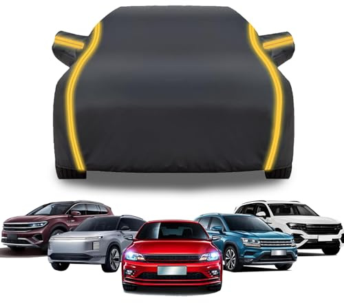 Autoplane Wasserdicht für Cadillac Escalade(2020-2025),Auto Abdeckung Outdoor Vollgarage Autogarage Abdeckung Autoabdeckung Allwetterschutz wasserdichte Regen Schnee Staub