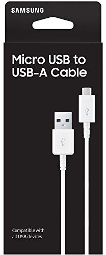 Samsung EP-DG925UWELUS Câble Adaptateur Micro USB vers USB-A, 15,5 x 7,9 x 2,5 cm, Blanc