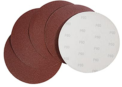Güde 38357 Klettschleifscheiben 230 K80 5-tlg. (Ø-Klettschleifscheibe 230 mm, Korund, Trägermaterial Polyester-Gewebe)