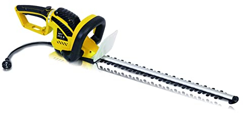 GARLAND Set 352E-V20 - Cortasetos eléctrico enchufable - Potencia 620W, Peso 3,3 kg, Cuchilla de 55 cm con 20 mm Entre Dientes y asa rotable rotable 90º.