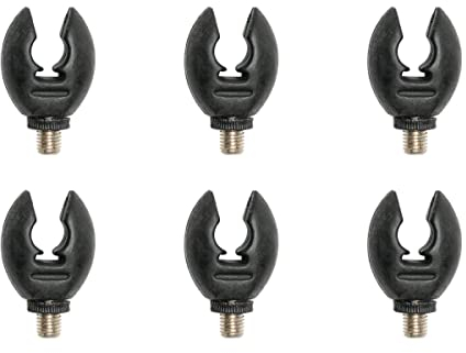 Rutenauflage 6 Stück Butt Grip mit Gewinde Messinggewinde für alle Rutenhalter Rutenständer Rod Pods und Bank Sticks runde Form