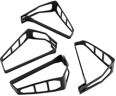 Keenso Motorrad Blinker Abdeckung, 4 Stück Motorrad Blinkerleuchten Schutzabdeckung Blinker vorne und hinten Blende Aluminiumlegierung Blinker Grill für R1250GS LC, F750GS (Schwarz) Sitze und Zubehör