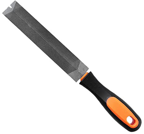 Lima per sega da potatura da 15,2 cm, in acciaio T12, raspa a denti fini, per carpenteria, lavorazione del legno, utensile manuale con manico