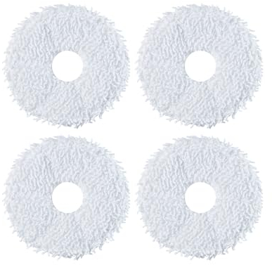 Eureka J12 Ultra Mop di ricambio per robot aspirapolvere, salviette per accessori lavabili e riutilizzabili in microfibra (confezione da 4)