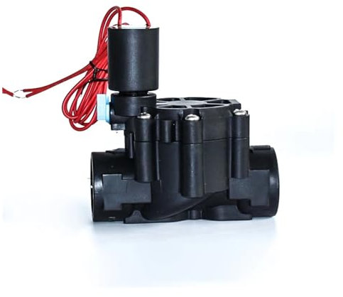 CIJIAOPOYU 1/2 3/4 1 Zoll DC Rast Normalerweise Geschlossen Magnetventil Wasser 220v 110v 24v Nylon Ventil for Bauernhof Garten Landschaft Bewässerung(3/8 -BSP,110VAC)