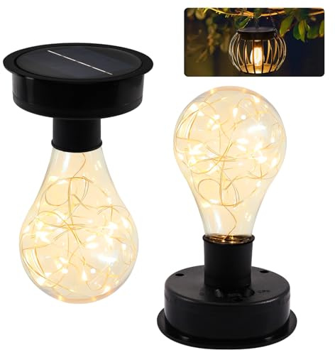 2 Stück Garten Solarleuchten Ersatzteile, Solarlampen Ersatzteile Top, Ersatz Solarmodul, 8cm Ersatz Solarpanel Hängende Solarleuchten für Solarlampen Solarlaterne Draußen Gartenleuchten Deko