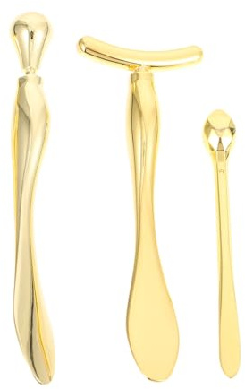 MOTHNUR 3 Piezas Crema Para Ojos Barra Espátula Para Facial Aplicador De Masaje Para Ojos Para Cuidado De Piel Diario