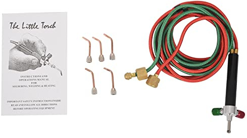 Tumintu Mini chalumeau à gaz avec 5 pointes de soudure, flexible, pulvérisé, pour petits instruments, outils, , réparation de composants et