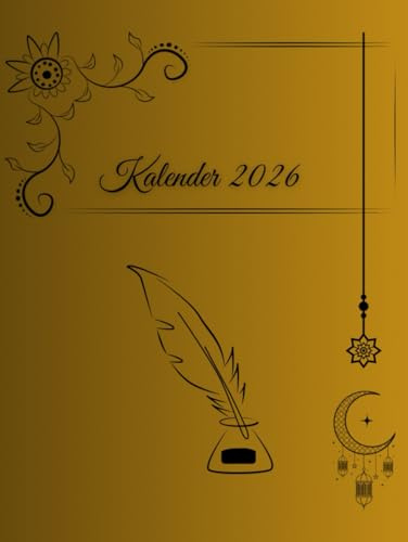 Kalender 2026 – Elegantes islamisches Design | Planen, Struktur & Überblick