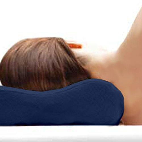 Dormabell Bezug Nackenstützkissen Navy, für Cervical-Kissen NB6 - NB8, Größe: Large