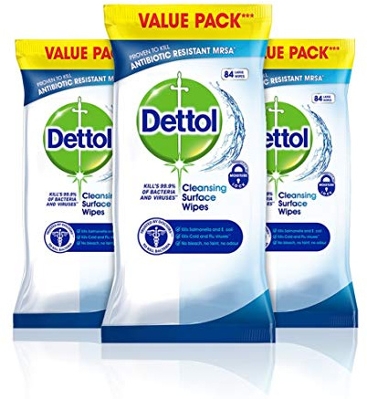 Dettol Anti Bacterial Cleaning Surface Wipes
