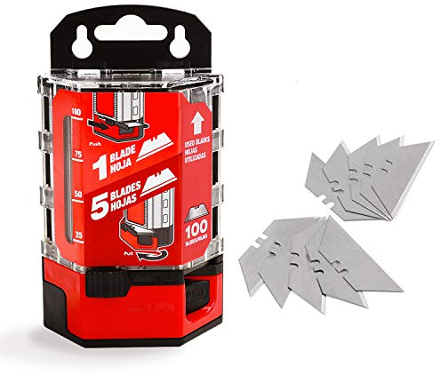 Goldblatt G08283 Allzweckklingen aus gehärtetem SK2M-Stahl, mit Spender, 100 Stück