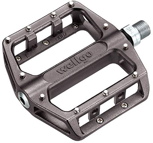 Wellgo B087B 9/40,6 cm Legierung versiegelt Plattform BMX/ATB Pedal schwarz
