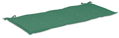 vidaXL Gartenbank-Auflage 120x50x3 cm Grün Sitzkissen Bankkissen Bankauflage