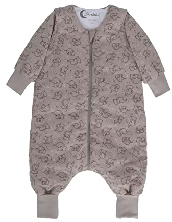 Sterntaler Baby Unisex Schlafsack mit Beinen Elefant Eddy - Baby Overall - beige, 110cm