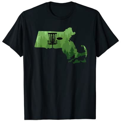 Massachusetts Disc Golfspieler Frisbees Disc Golfer Golf T-Shirt