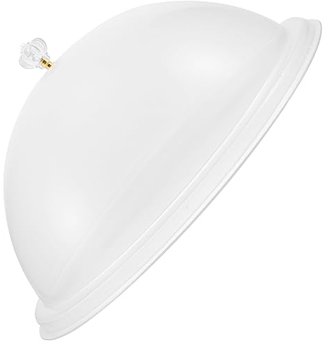 Luxshiny 1stk Isolierabdeckung Für Lebensmittel Plattenabdeckung Deckel Für Dessertteller Food Dome-Abdeckung Klar Plattenservierdeckel Bäckerei-Dessert Acryl Mikrowelle