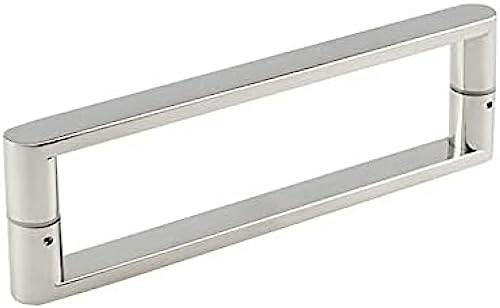 BAZAC Poignée de porte de douche en acier inoxydable, poignées coulissantes pour salle de bain, poignées en verre, ensembles de remplacement pour cabines de douche, 160 mm