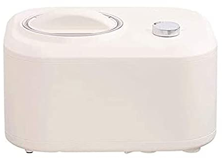 LEONYS Gelatiera, gelatiera elettronica automatica da 1 l, compressore integrato, ciotola di miscelazione rimovibile, facile da usare