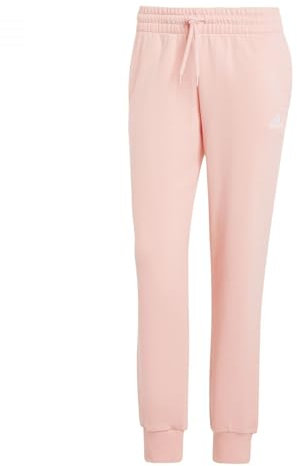 adidas Damen Essentials Linear French Terry Cuffed Pants, semi pink Spark, XL