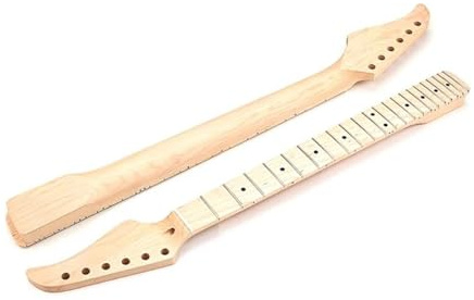 Gitarrenhals 22 Bünde Ahornholz E-Gitarrenhals Ersetzen Griffbrett-Gitarrengriffteile