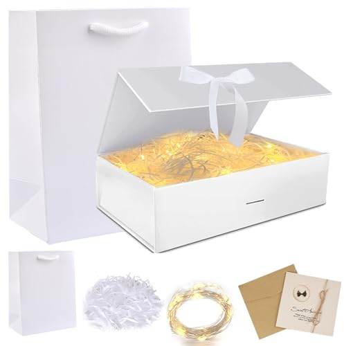 Geschenkbox mit Deckel, Geschenkbox mit Schleifen, Faltbare Geschenkboxs
