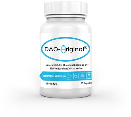 DAO-Original: Die Lösung zum Abbau von Histamin aus Lebensmitteln - 30 Kapseln