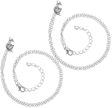 DEARMAMY Halskette Mit „waldhorn“ Von Hear Musik-charm Für Damen Und Herren Cooler